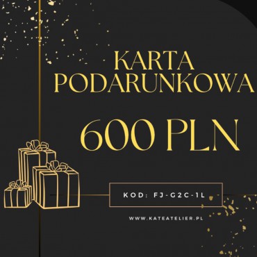 Karta Podarunkowa 600 Pln