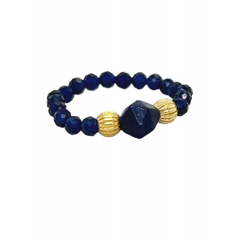 Pierścionek Szafir Lapis Lazuli No.308
